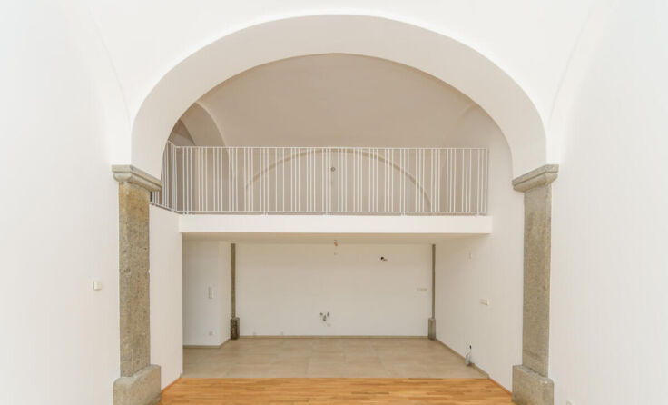 Erdgeschoßwohnung mit Galerie (Foto: Wolfgang Simlinger)