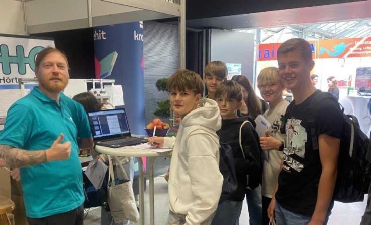 Schüler als Reporter (Foto: IMS Langenhart)