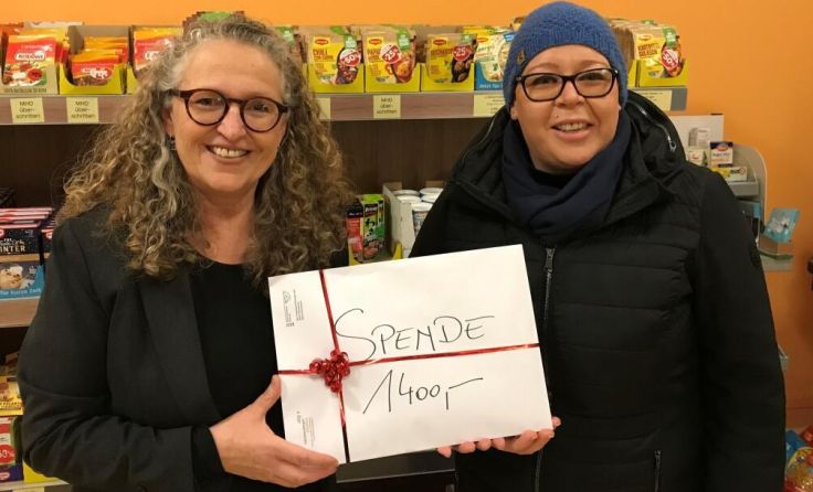 1.400 Euro konnten an den "Korb" übergeben werden. (Foto: privat)
