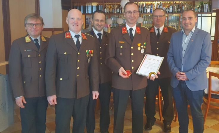 Das Kommando der FF Hörgersteig, Gemeinde Frankenburg. (Foto: FF Hörgersteig)