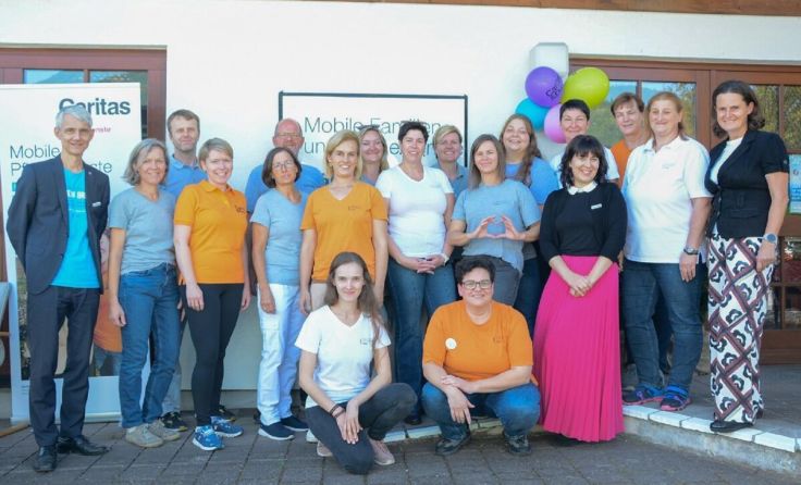 Das Team der Mobilen Pflegedienste Mondsee (Foto: Caritas)