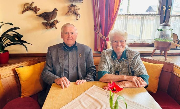von rechts Kommerzialrat Johann Scheuringer mit seiner Frau Johanna Scheuringer (Foto: BBA e.v.)