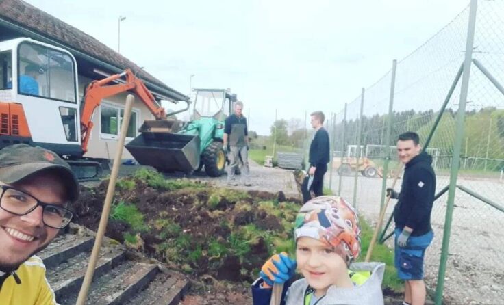 st. ägidi tennis platz sanierung (Foto: Union St. Aegidi)