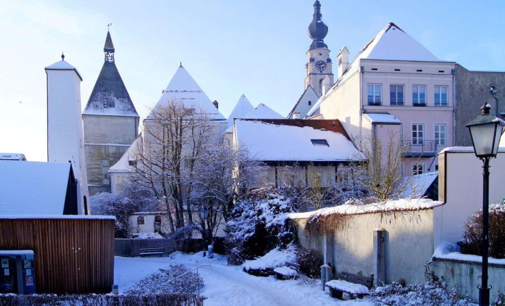 Der Malerwinkel – heutiger Eingang zur Historischen Badestube im Vorderbad (Foto: Stadt Braunau)