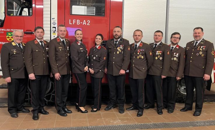 Die Feuerwehr Frauschereck wählte ein neues Kommando. (Foto: FF Frauschereck)