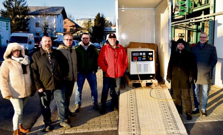 Das Projekt-Team führte bereits einen Probelauf durch. (Foto: Stadtgemeinde Mattighofen)