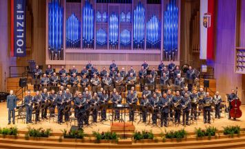 Polizeimusik spielt in Braunau für den guten Zweck