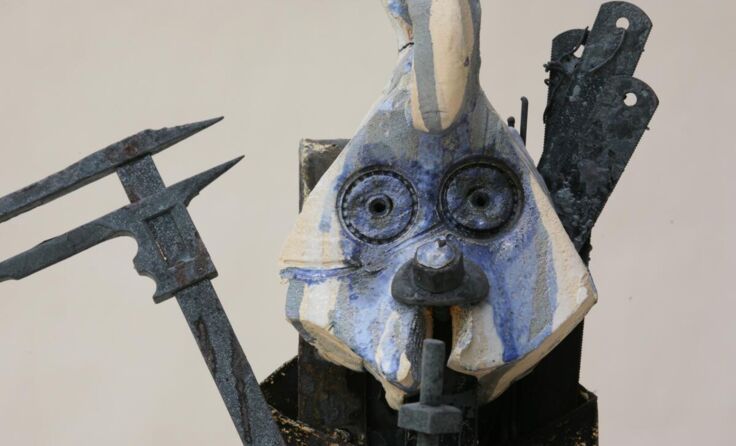 Helmut Fuchs zeigt seine „Little Creatures“ im Bezirksmuseum Herzogsburg. (Foto: Helmut Fuchs)