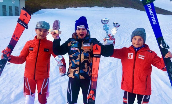 v.l.: Matthäus Unterdechler, Katharina Unterdechler, Fabio Wieser (Foto: SC-Dachstein)