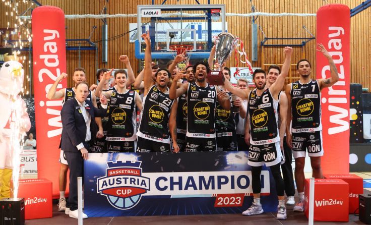 Die siegreichen Basket Swans (Foto: Pictorial / M.Filippovits)