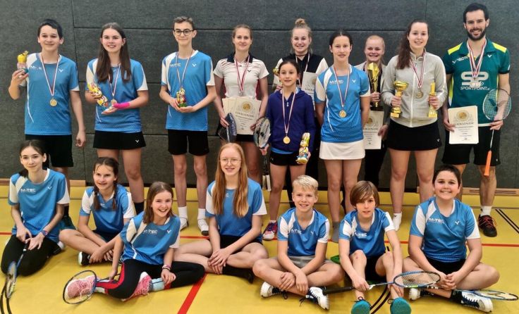 Die Mannschaft der Badminton Sportler Ohlsdorf (Foto: Sportunion Ohlsdorf)