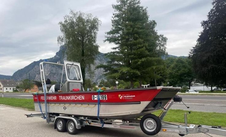 Neues Arbeitsboot für die Feuerwehr (Foto: FF Traunkirchen)