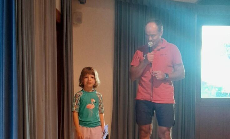 Paula Laserer mit Obmann Werner Haas (Foto: Laserer)