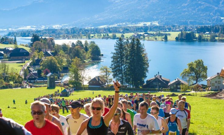 Läufer am Weg auf den Falkenstein (Foto: Hörmandinger)