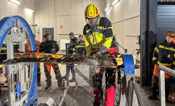 Übungsszenario Sturmeinsatz bei der FF Bad Goisern. (Foto: FF Bad Goisern)