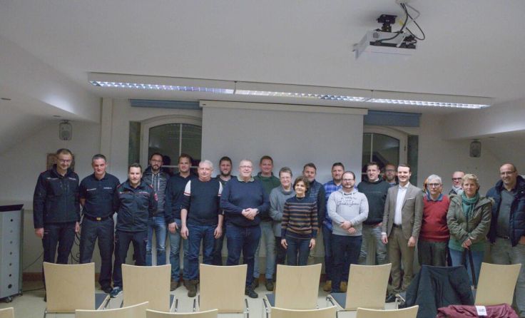 19 Gemeinderäte kamen zur Infoveranstaltung der FF Ohlsdorf. (Foto: FF Ohlsdorf)