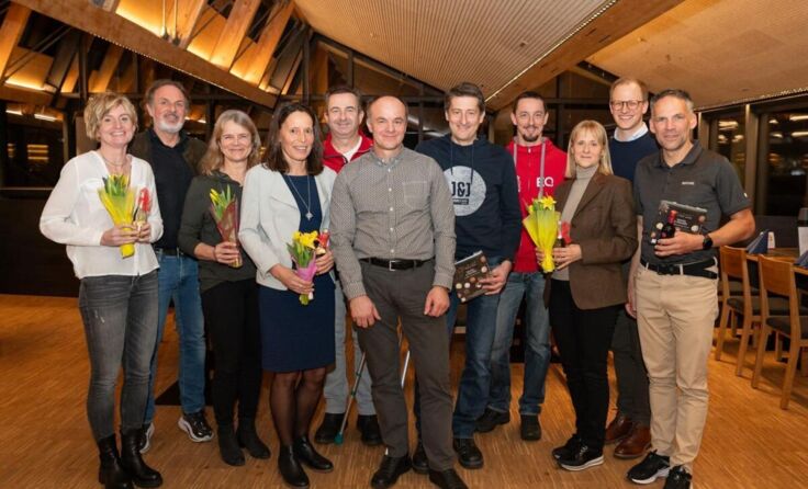 Der Vorstand der LG St. Wolfgang bei der Jahreshauptversammlung. (Foto: LG St. Wolfgang)