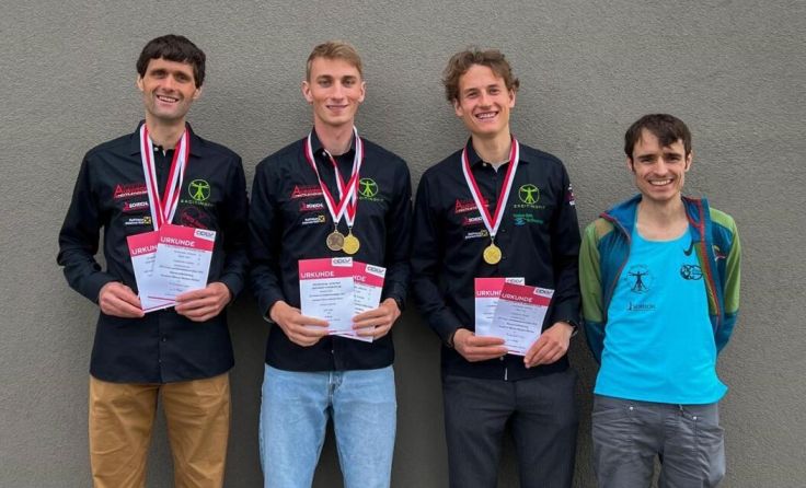 Andreas Englbrecht, Johannes Nussbaumer, Felix Bleier, Daniel Rohringer (v. l.) (Foto: ExcitingFit)