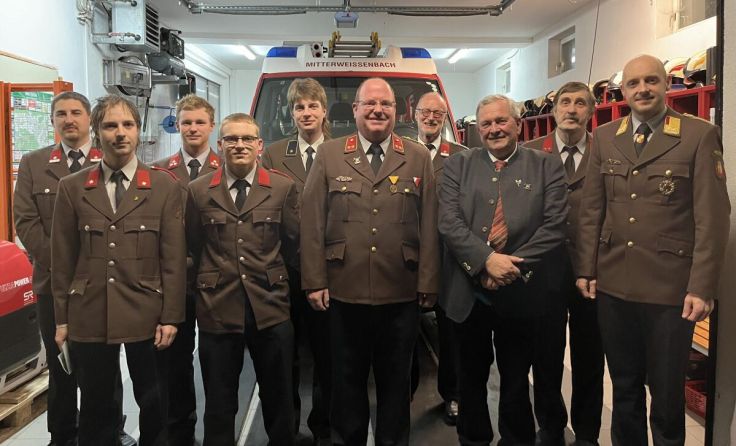 Die FF Mitterweissenbach bilanzierte das vergangene Jahr. (Foto: ff-badischl.at)