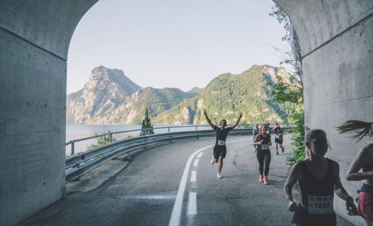 Der Traunsee Halbmarathon von Ebensee nach Gmunden. (Foto: Luke Goodlife)