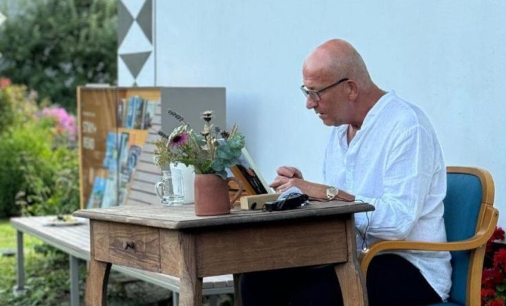 Autor René Freund (Foto: Kulturverein Eggerhaus)