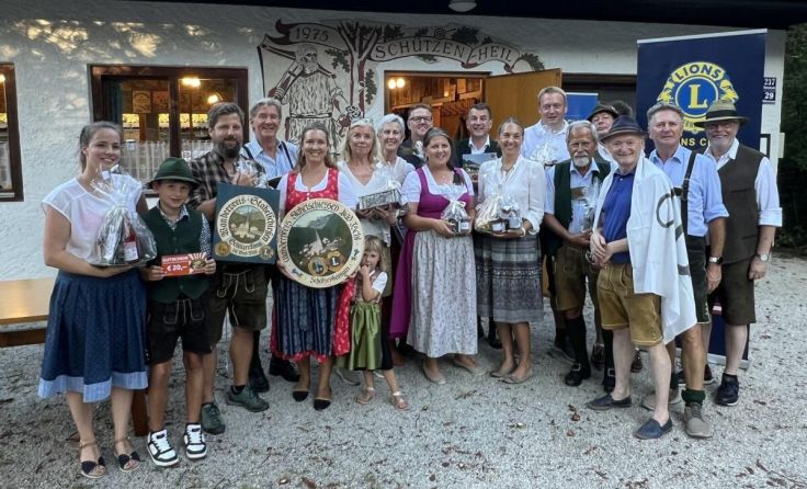 Sieger und Platzierte des 43. Lions Stahelschießens. (Foto: Lions Club – Reimair)