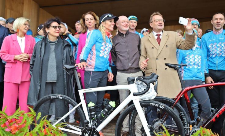 In Bad Ischl startete die European Peace Ride 2024. (Foto: Hörmandinger)