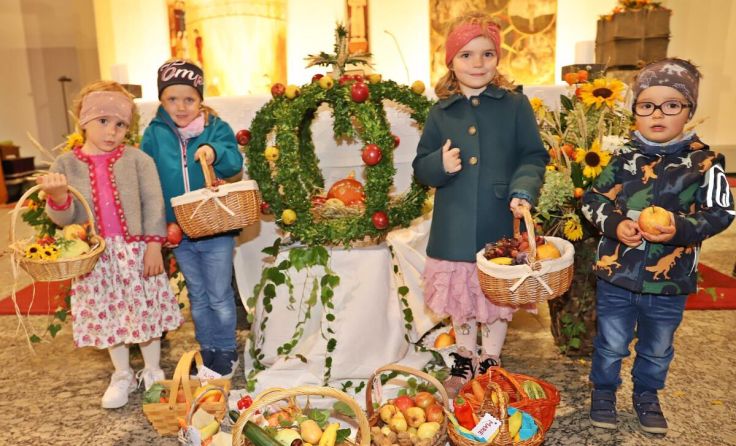 Die Erntekrone in der Pfarre Roith in Ebensee. (Foto: Hörmandinger)