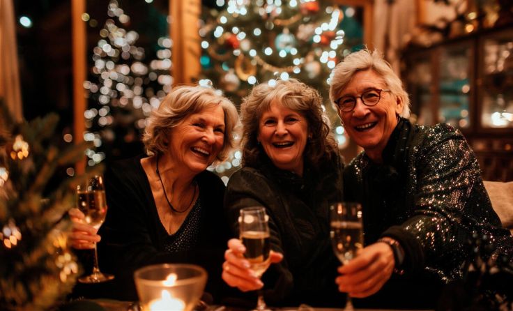 Den Heiligen Abend in Gesellschaft verbringen. (Foto: stock.adobe.com/Olga Miraniuk)