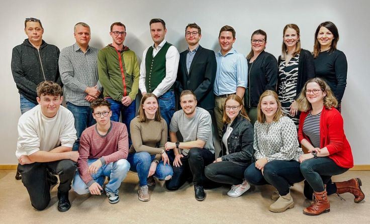 Der neugewählte Vorstand der Salinenmusikkapelle Ebensee, (Foto: Hörmandinger)