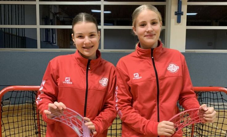 Mara und Valerie (Foto: SU Floorball Bad Ischl)