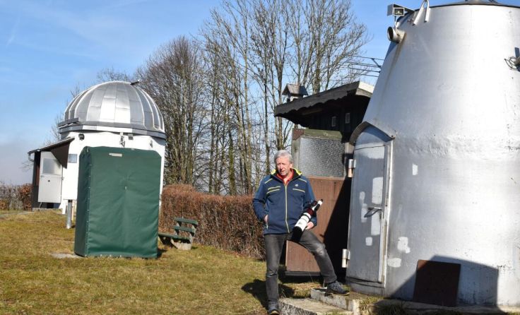 Peter Petz ist seit 2010 bei der Sternwarte Gmunden aktiv. (Foto: Peter Petz)