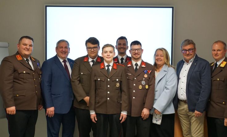 Bei der 102. Jahresvollversammlung der Feuerwehr Oberweis. (Foto: FF Oberweis)