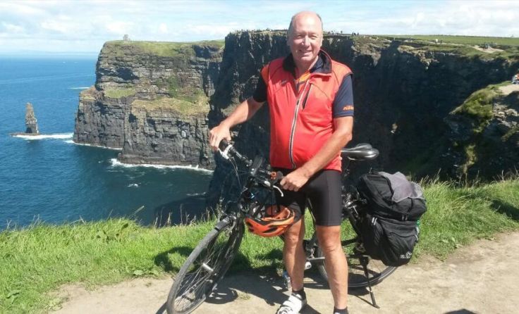 Hans Huber hat schon 39 Länder mit dem Rad bereist. (Foto: privat)