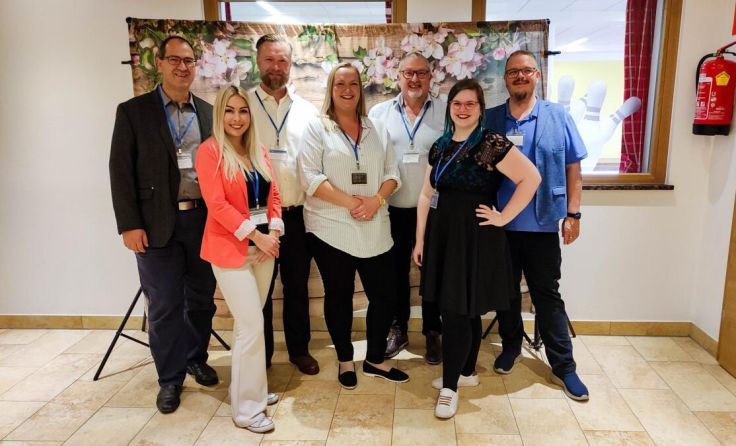 Das Kompetenz Netzwerk-Team Eferding präsentierte sich. (Foto: Nina Schindlinger)
