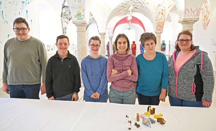Die Bewohner des Instituts Hartheim produzierten Klump-Tiere. (Foto: Philipp Jachs)
