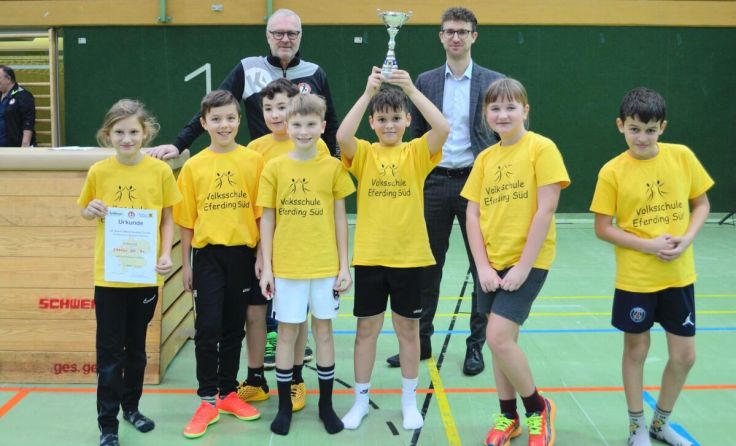 Die Sieger der vierten Klassen: die Mannschaft der 4a Eferding Süd (Foto: Handballclub Eferding)