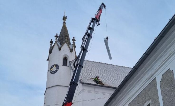 Die Spitalskirche in Eferding wird saniert. (Foto: Pfarre Eferding)
