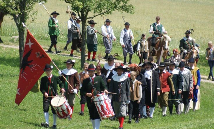 Die Bauerngruppe organisiert die Bauernkriegsspielaufführungen. (Foto: Alois Ferihumer)
