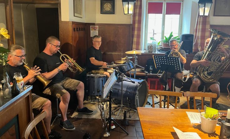 Die Brassanten spielen am Vatertag im Gasthof Mayrhuber. (Foto: Akzentpunkt)