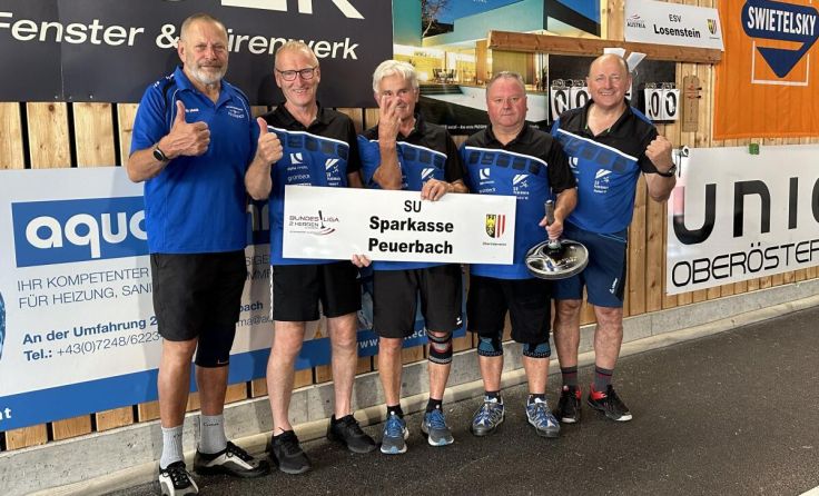 Die Peuerbacher Stockschützen spielen nun in der ersten Bundesliga. (Foto: SU Sparkasse Peuerbach)