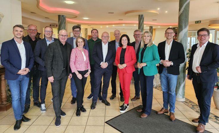 Die WKOÖ-Bezirksobleute trafen sich in St. Agatha. (Foto: WKO Grieskirchen)