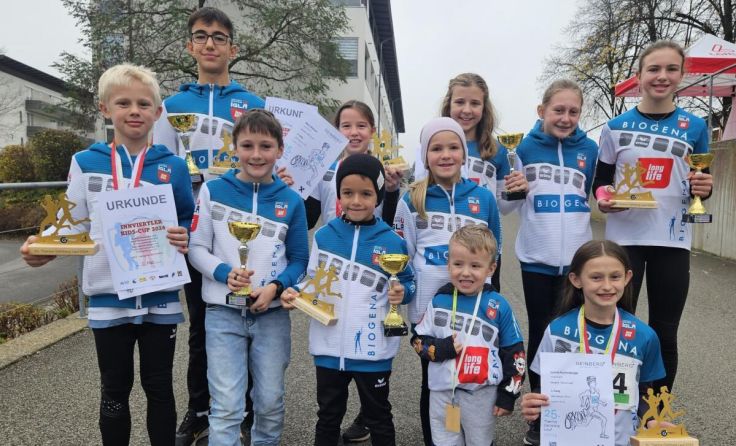 Erfolgreiche Nachwuchssportler beim "Innviertler Kids-Cup" (Foto: SU IGLA longlife)