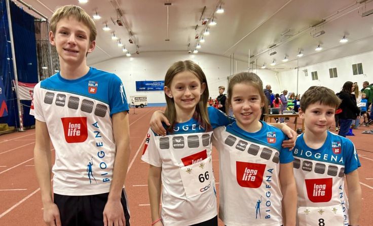 Die IGLA-Nachwuchsathleten bei den Talent-Diagnosetests in Linz (Foto: SU IGLA longlife)
