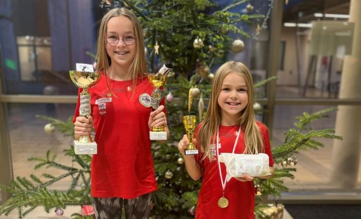 Die Nachwuchsathleten von SUNBA: Leonie (l.) und Malia Weißenböck aus Natternbach (Foto: privat)