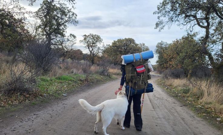 Michael Eichlberger ging gemeinsam mit seinem Hund zu Fuß nach Israel. (Foto: Michael Eichlberger)