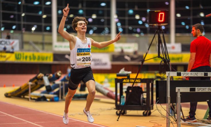 Jonas Mesi erlangte im 800-Meter-Lauf den U18-Staatsmeistertitel. (Foto: ÖLV/Wolf Amrei)