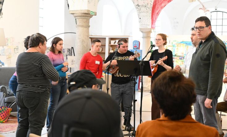 Neueröffnung des Cafés Lebenswert in Alkoven (Foto: Philipp Jachs, Institut Hartheim)