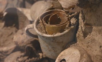Archäologische Funde im Schloss Hartheim