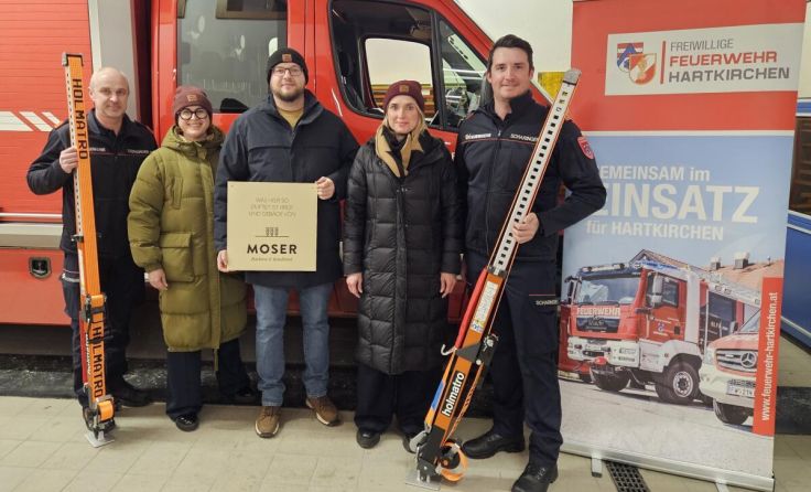 Übergabe des Stabilisierungssystems an die FF Hartkirchen (Foto: FF Hartkirchen)